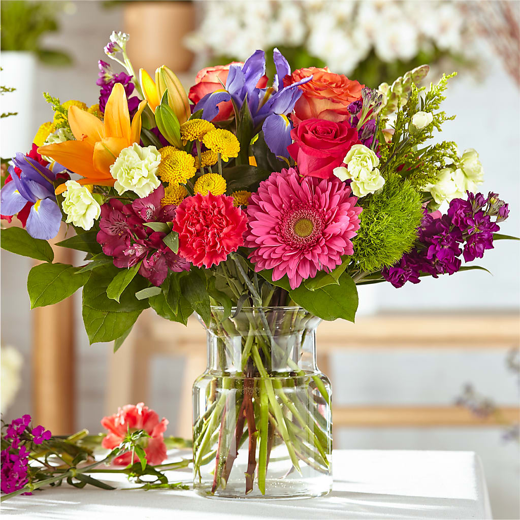Bold & Bright – A Florist Original – Rainbow Flower Shop, Huron SD