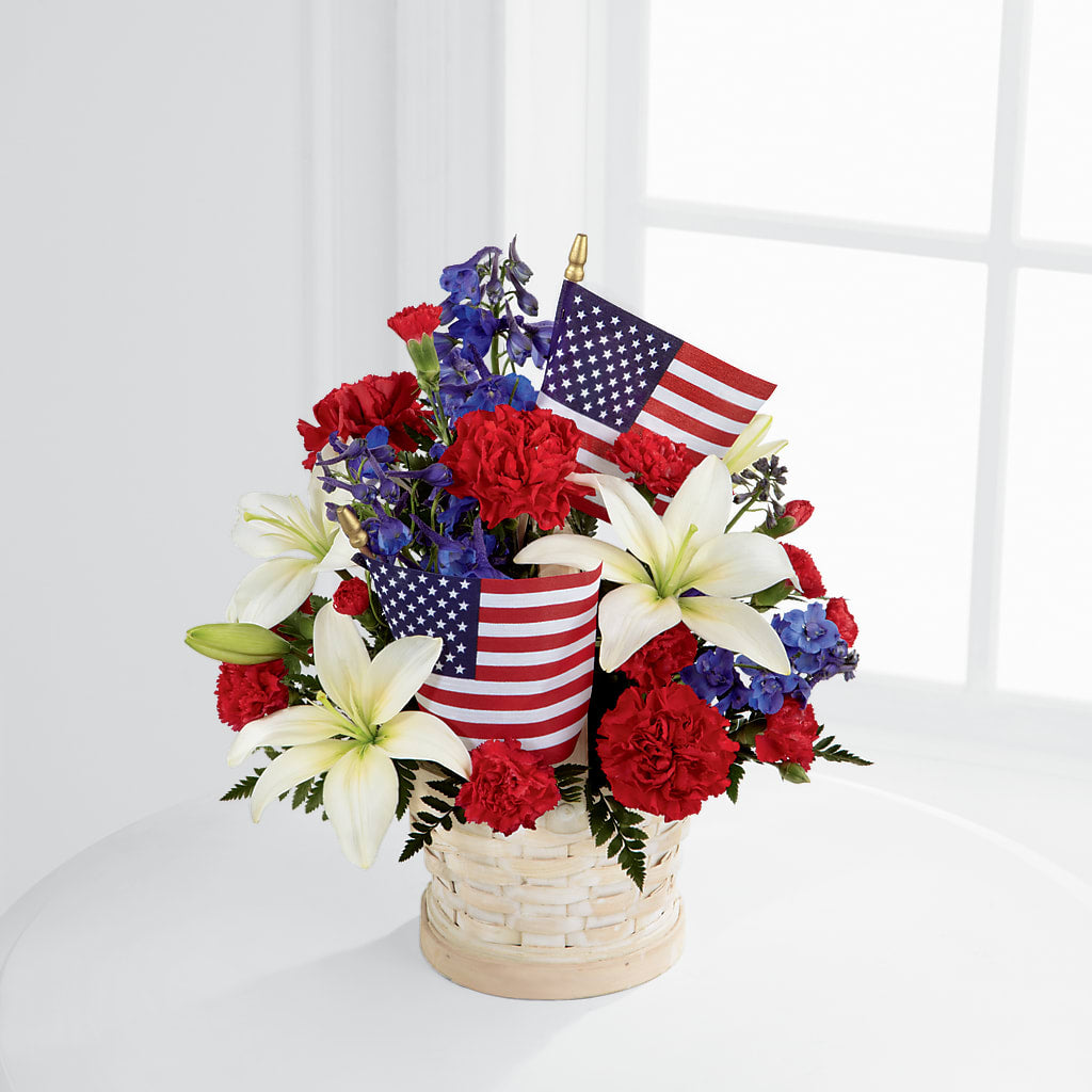 American Glory Bouquet – Rainbow Flower Shop, Huron SD