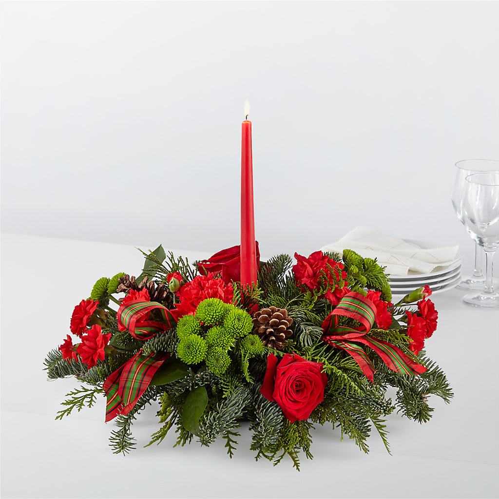 By the Candlelight Centerpiece – Rainbow Flower Shop, Huron SD