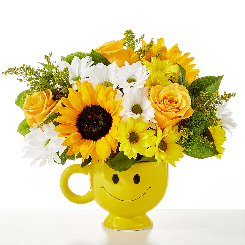 Be Happy Bouquet – Rainbow Flower Shop, Huron SD