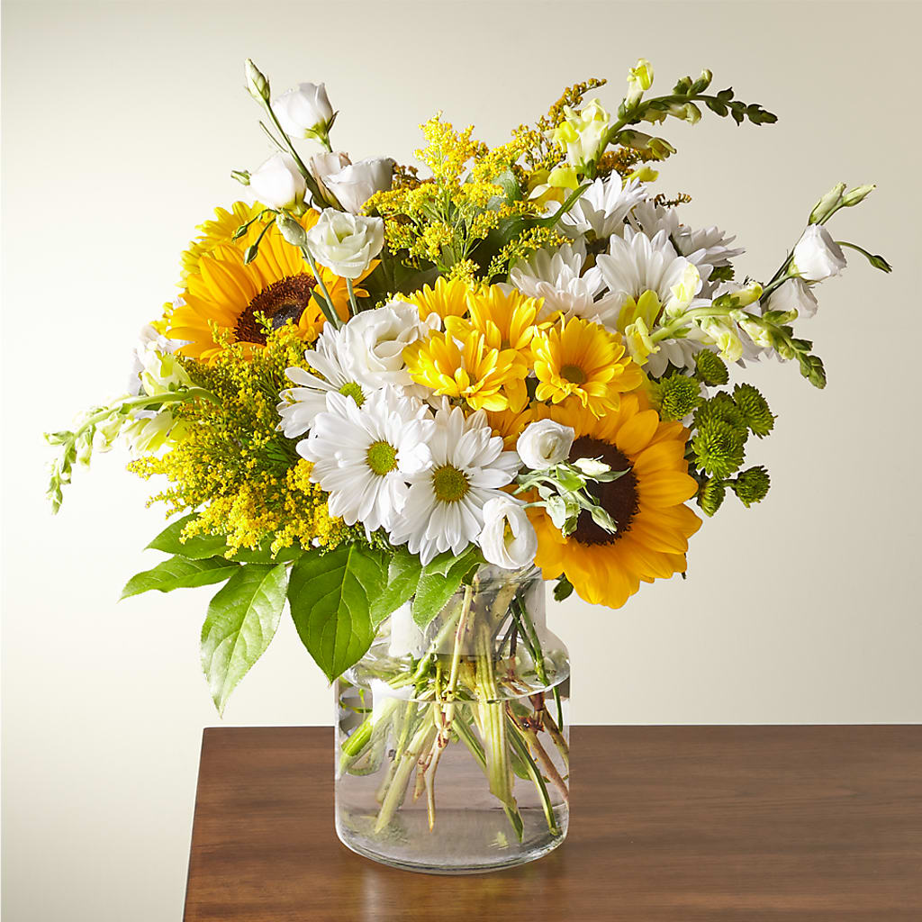 Hello Sunshine Bouquet – Rainbow Flower Shop, Huron SD