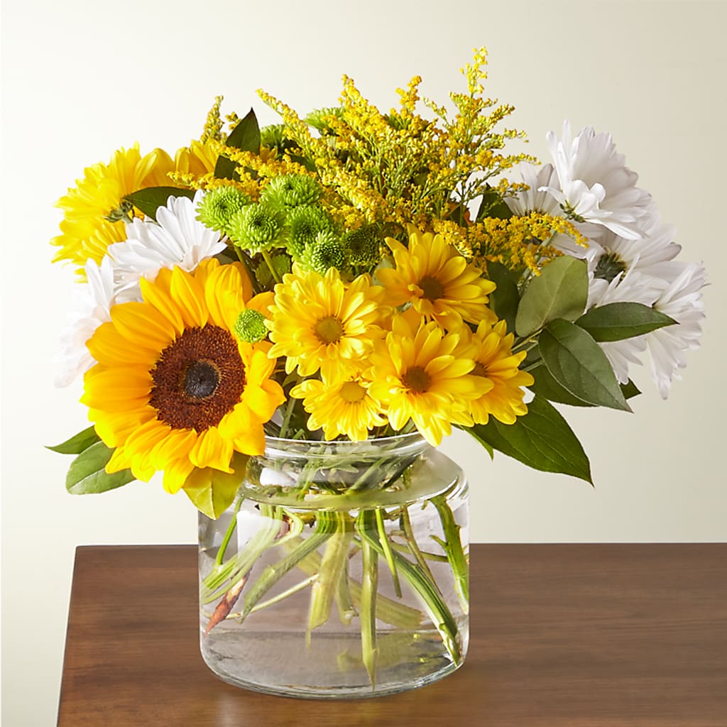 Hello Sunshine Bouquet – Rainbow Flower Shop, Huron SD