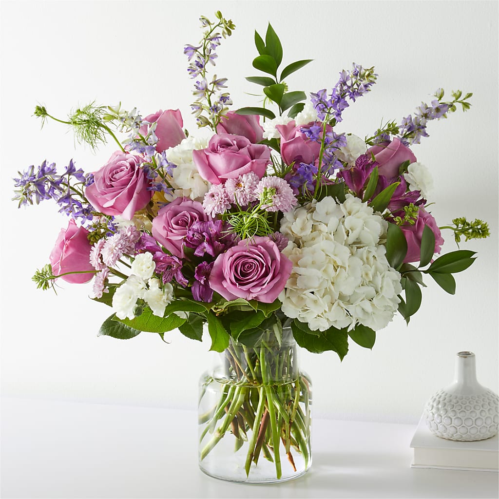 Violet Caress Bouquet – Rainbow Flower Shop, Huron SD
