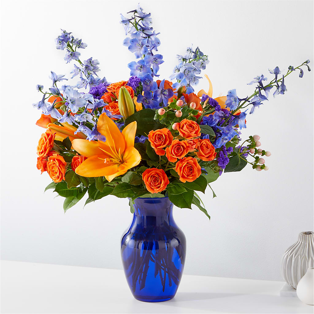 Radiant Citrus Bouquet – Rainbow Flower Shop, Huron SD