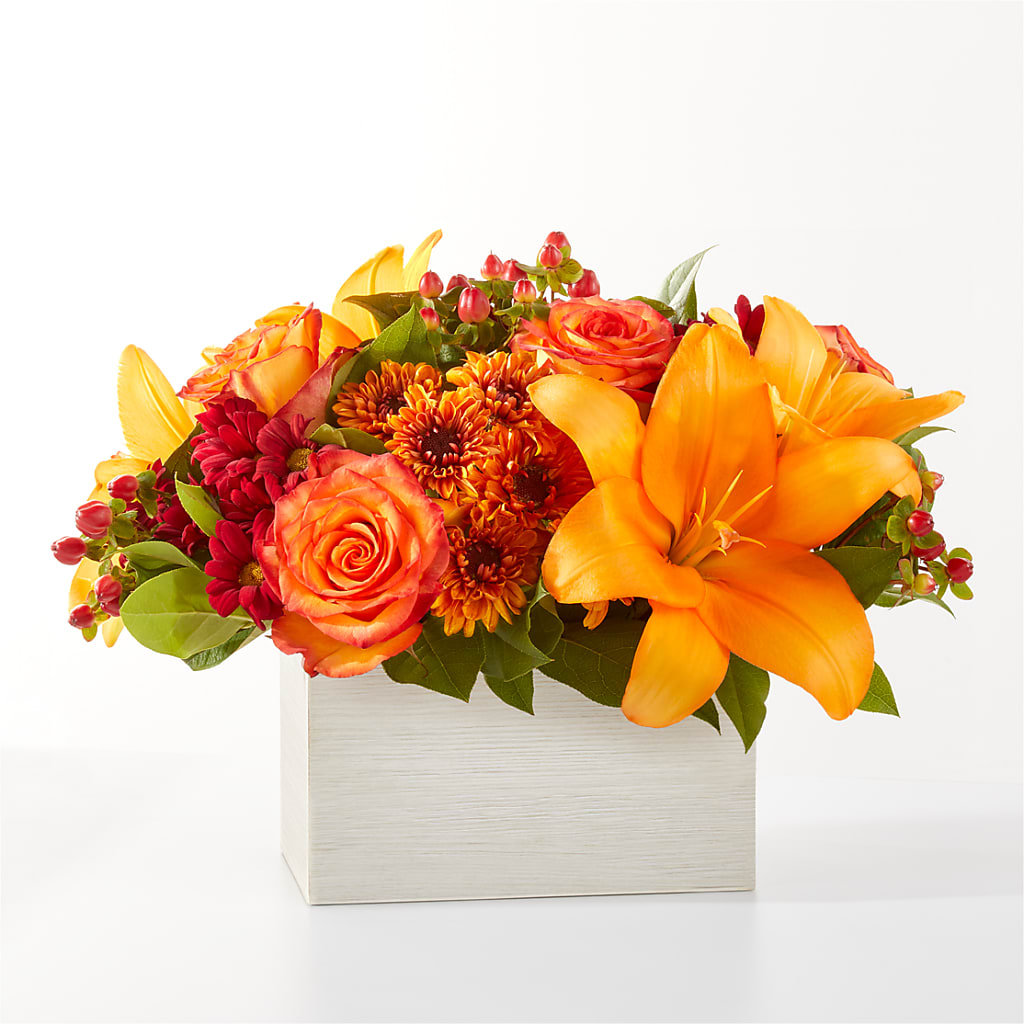 Backyard Bonfire Bouquet – Rainbow Flower Shop, Huron SD