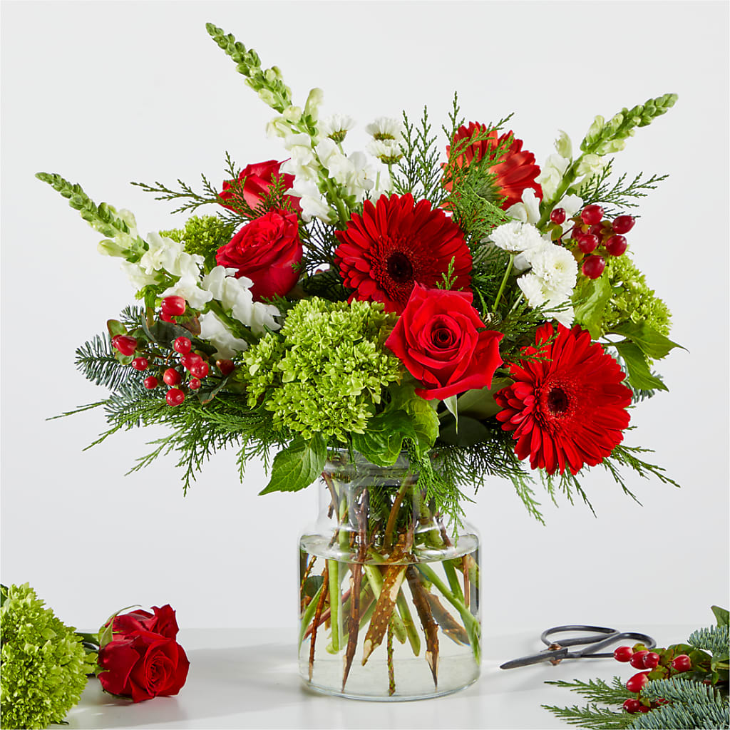 Merry Moment Bouquet – A Florist Original – Rainbow Flower Shop, Huron SD