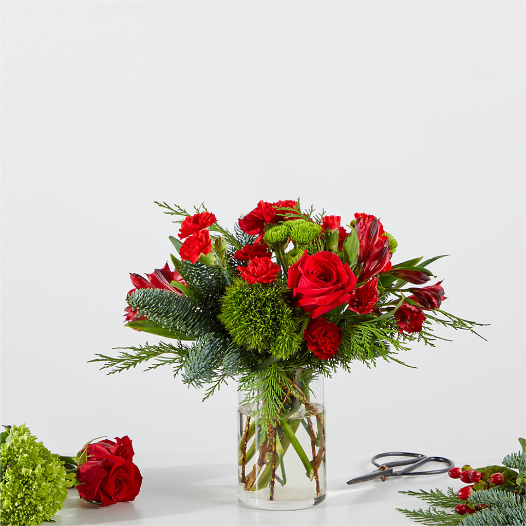 Merry Moment Bouquet – A Florist Original – Rainbow Flower Shop, Huron SD