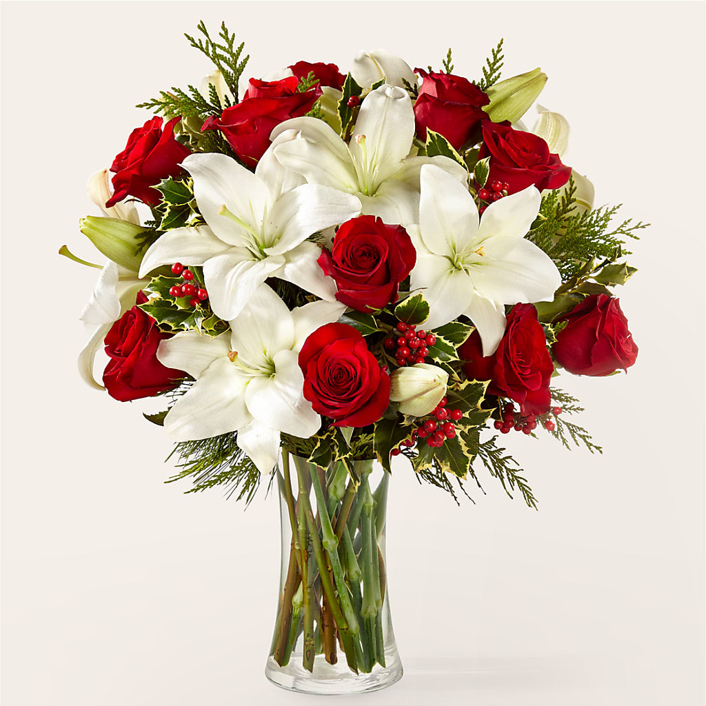 Sparkling Snowflakes Bouquet – Rainbow Flower Shop, Huron SD