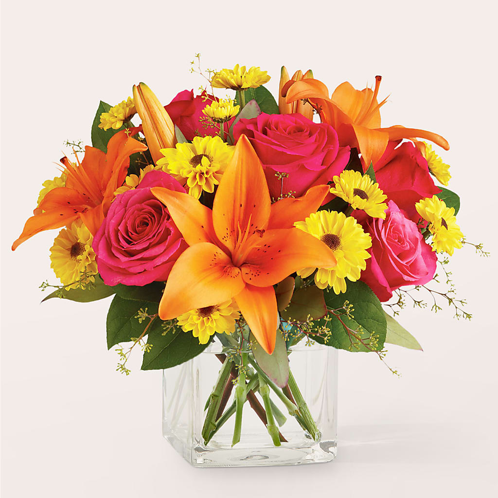 Neon Lights Bouquet – Rainbow Flower Shop, Huron SD