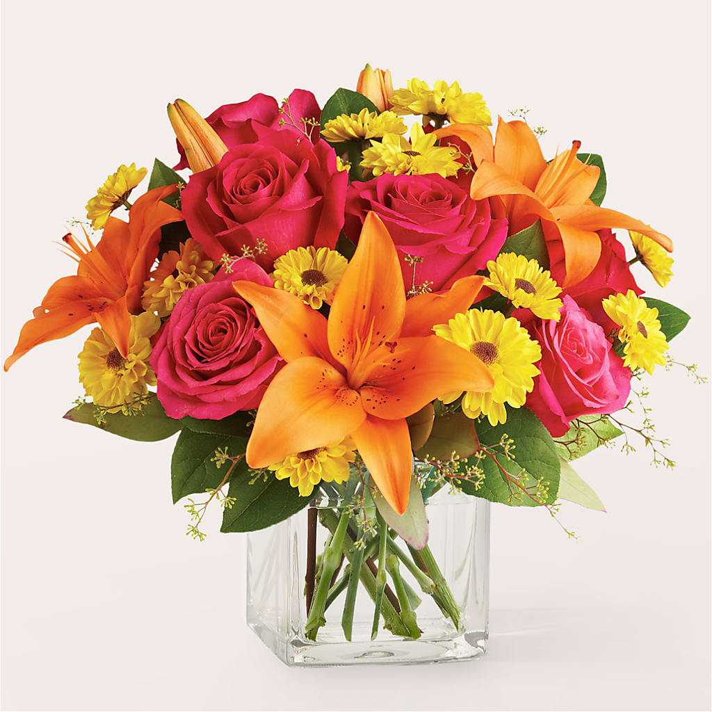 Neon Lights Bouquet – Rainbow Flower Shop, Huron SD
