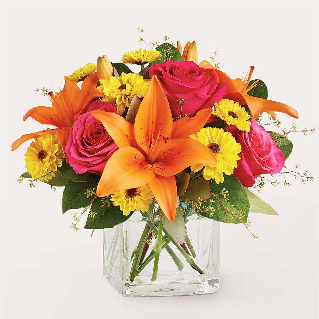 Neon Lights Bouquet – Rainbow Flower Shop, Huron SD