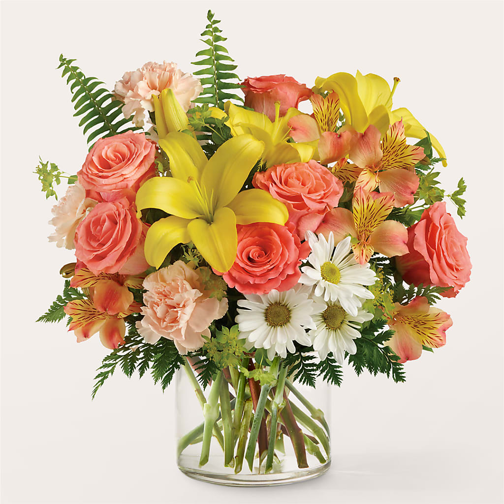 Sunset Strip Bouquet – Rainbow Flower Shop, Huron SD