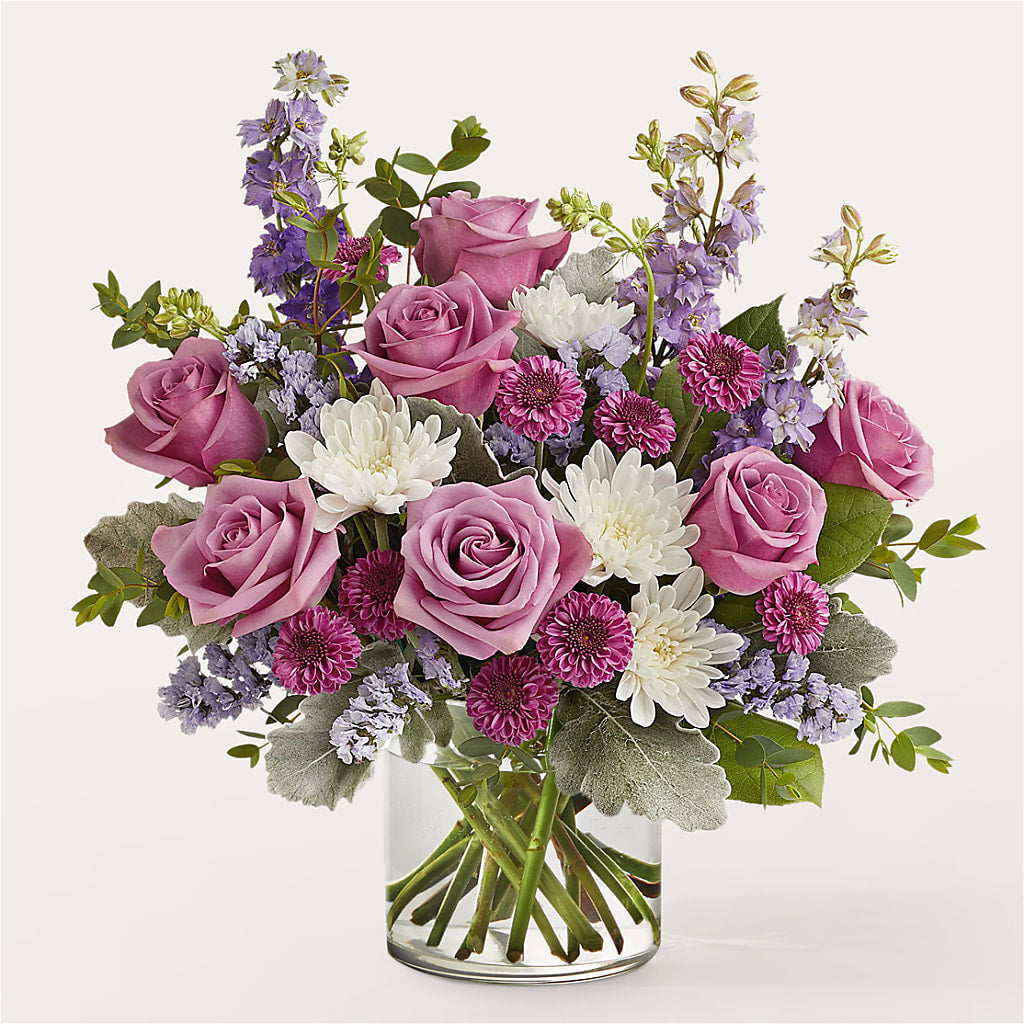 Violet Frost Bouquet – Rainbow Flower Shop, Huron SD