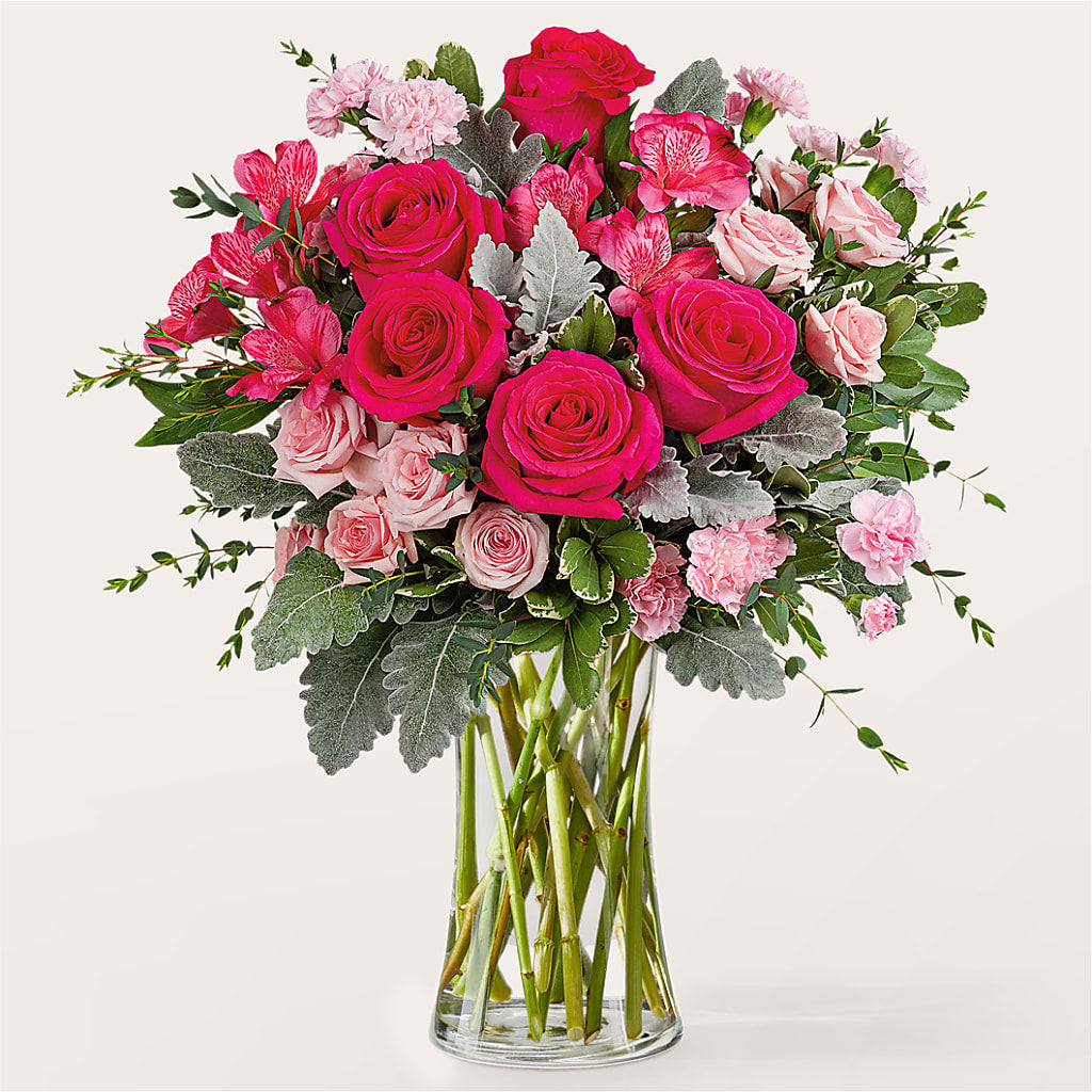 Tickled Pink Bouquet – Rainbow Flower Shop, Huron SD
