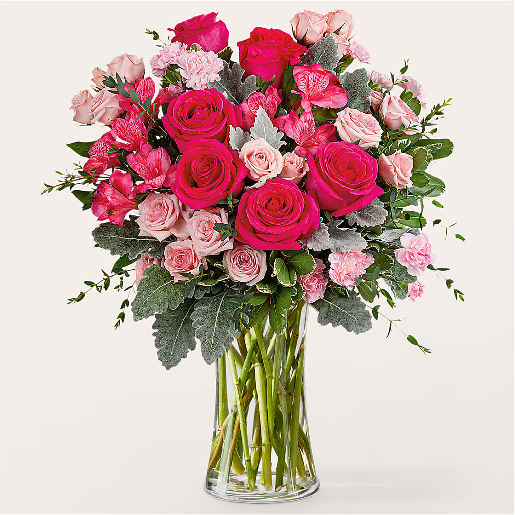 Tickled Pink Bouquet – Rainbow Flower Shop, Huron SD