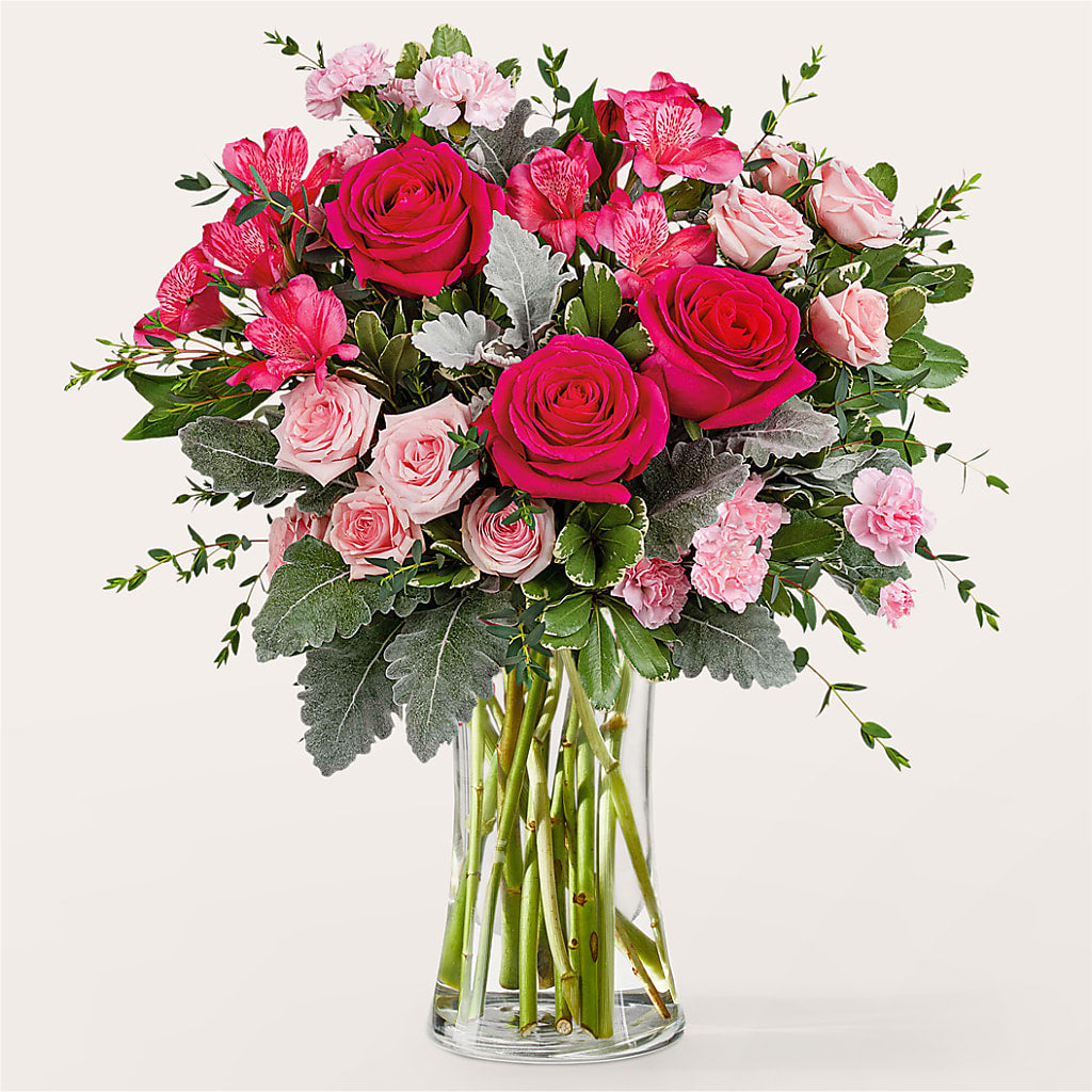 Tickled Pink Bouquet – Rainbow Flower Shop, Huron SD