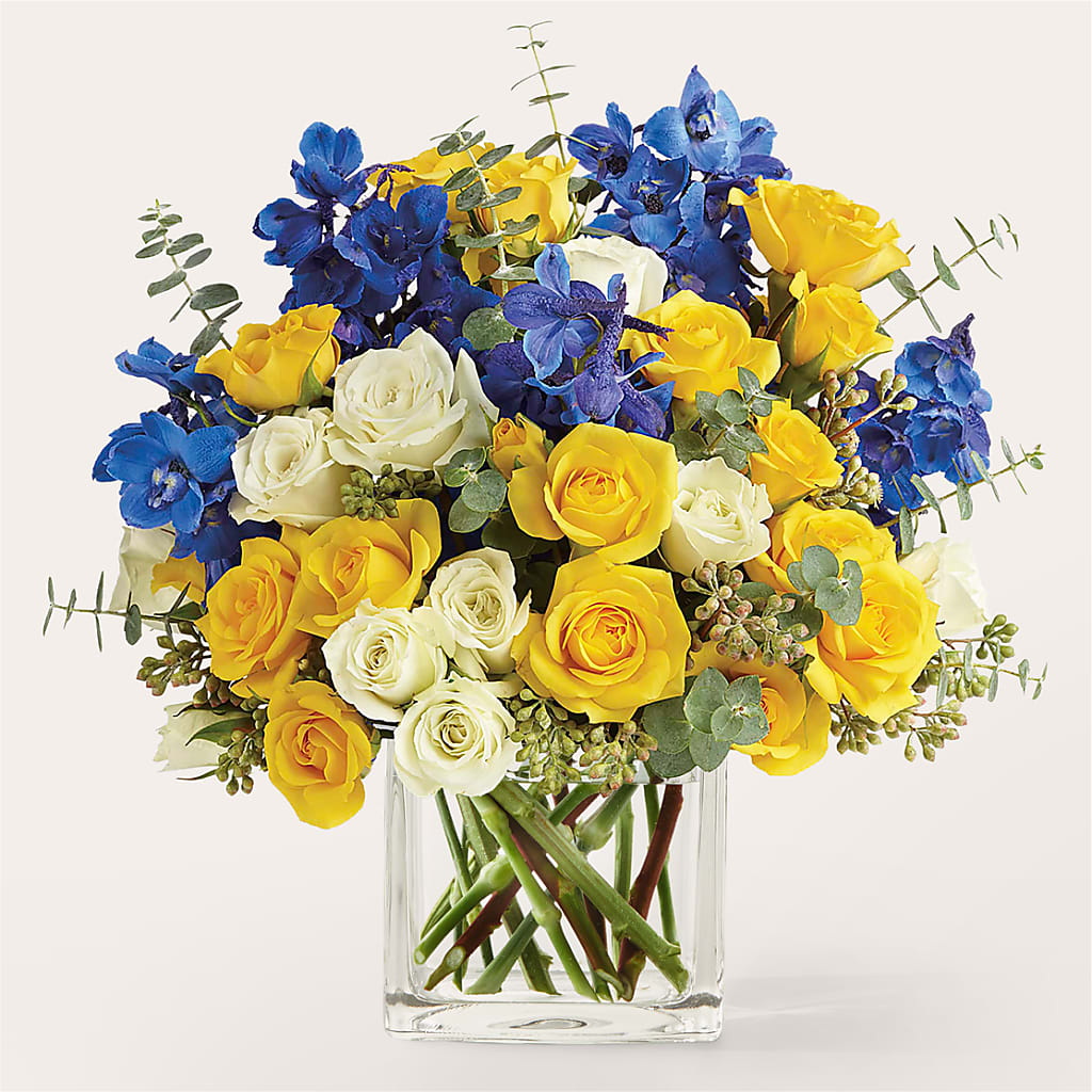 Sparkling Citrine Bouquet – Rainbow Flower Shop, Huron SD