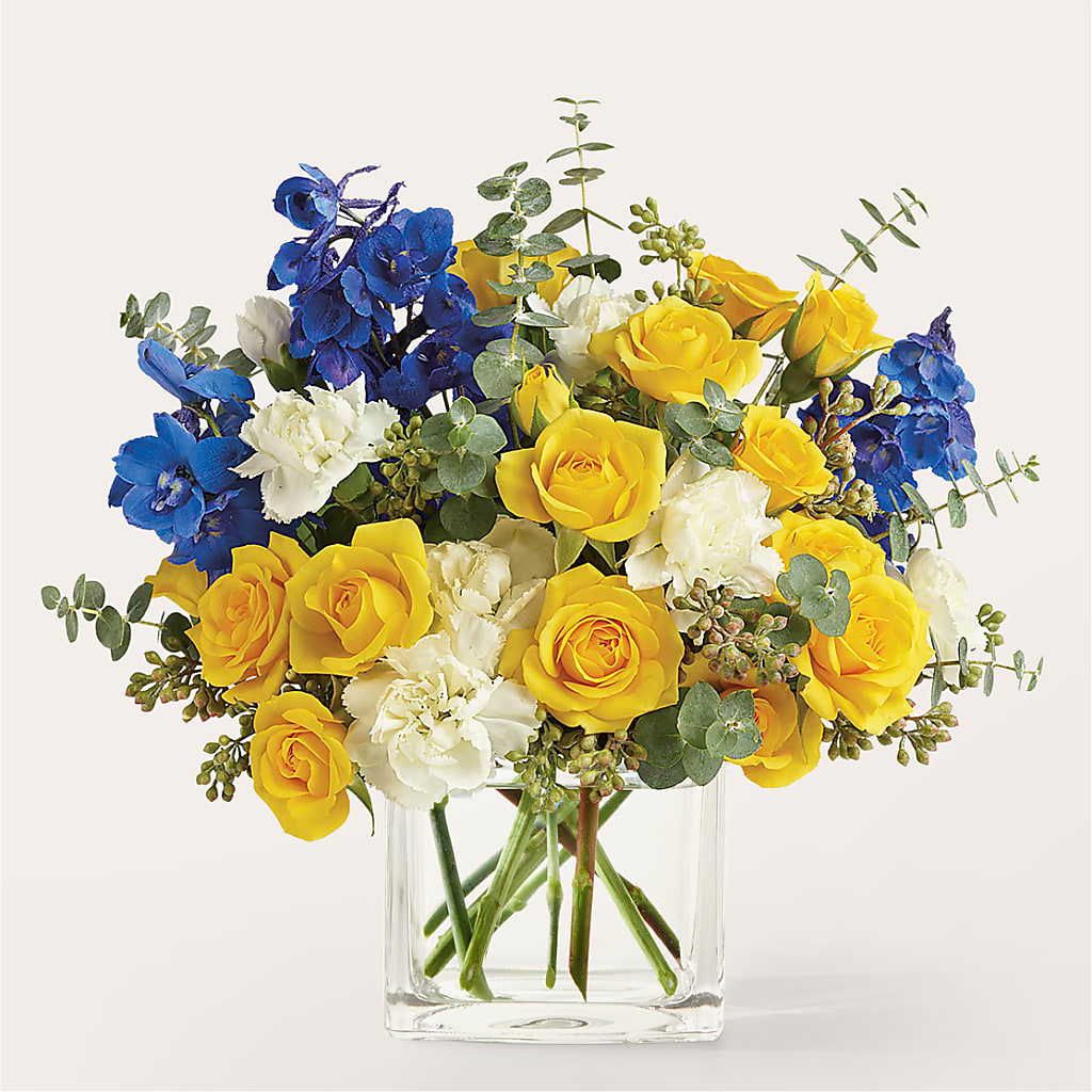 Sparkling Citrine Bouquet – Rainbow Flower Shop, Huron SD