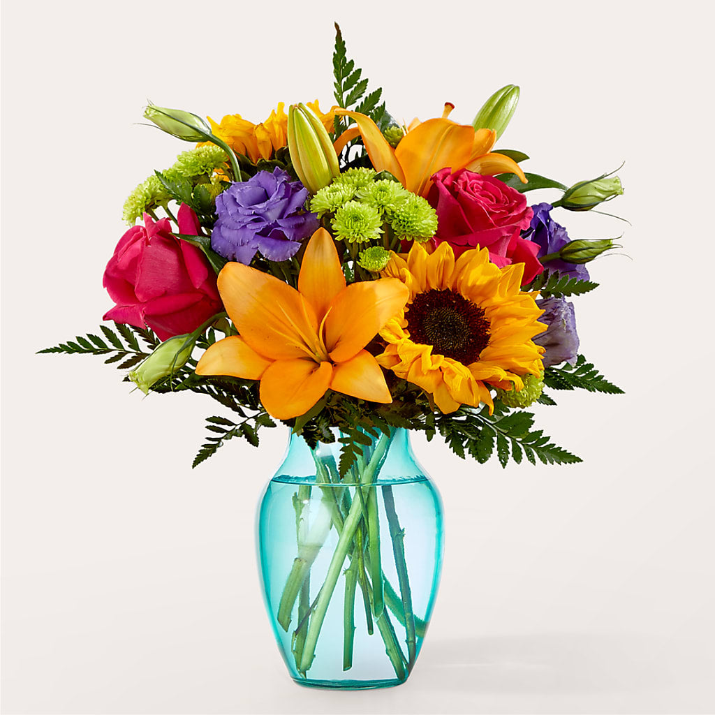 Double Rainbow Bouquet – Rainbow Flower Shop, Huron SD