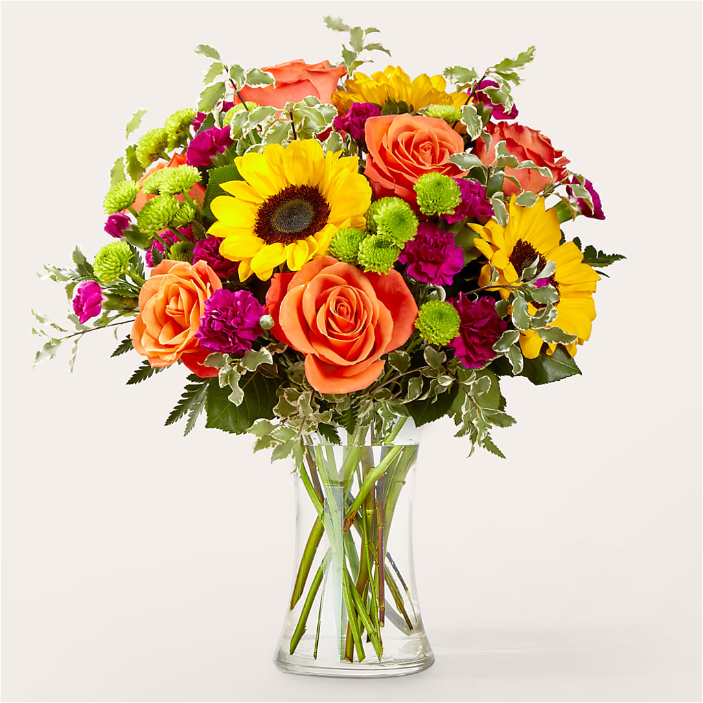 Warmth & Light Bouquet – Rainbow Flower Shop, Huron SD