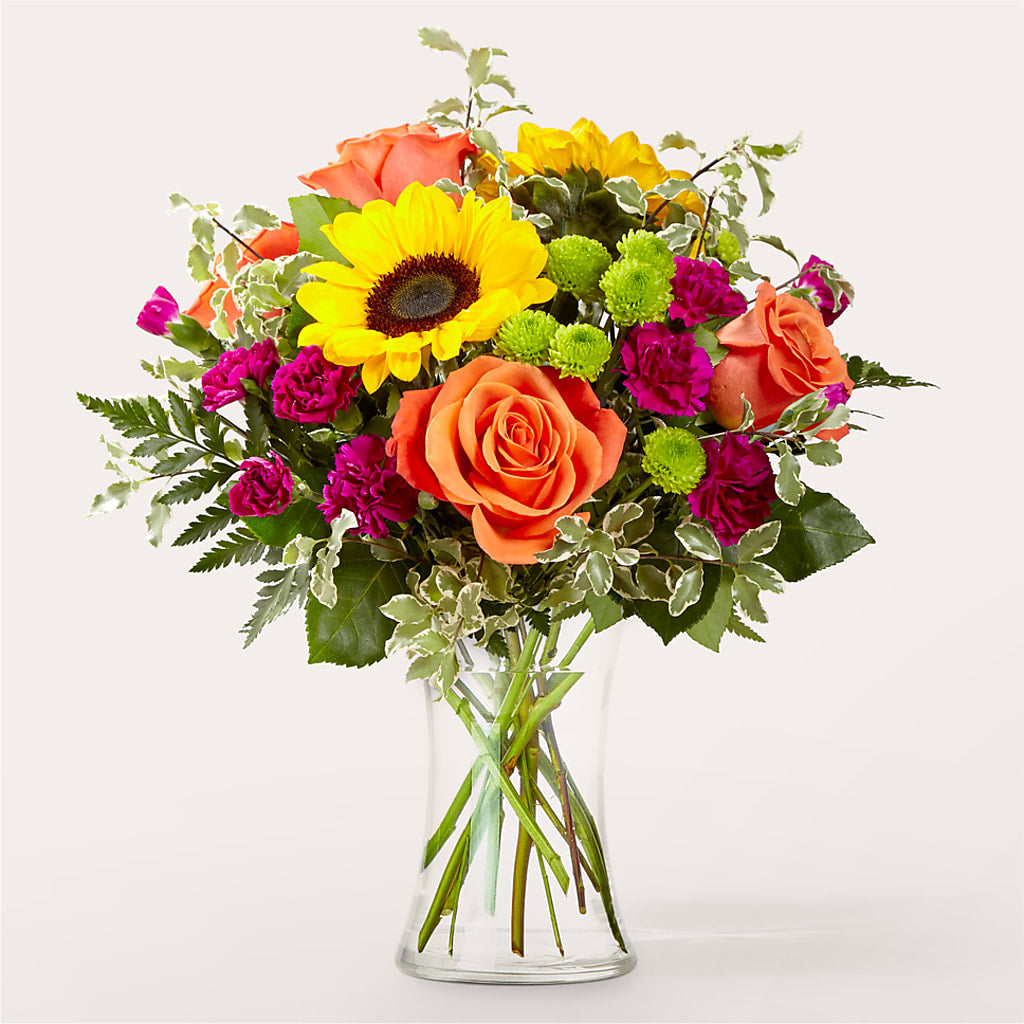 Warmth & Light Bouquet – Rainbow Flower Shop, Huron SD