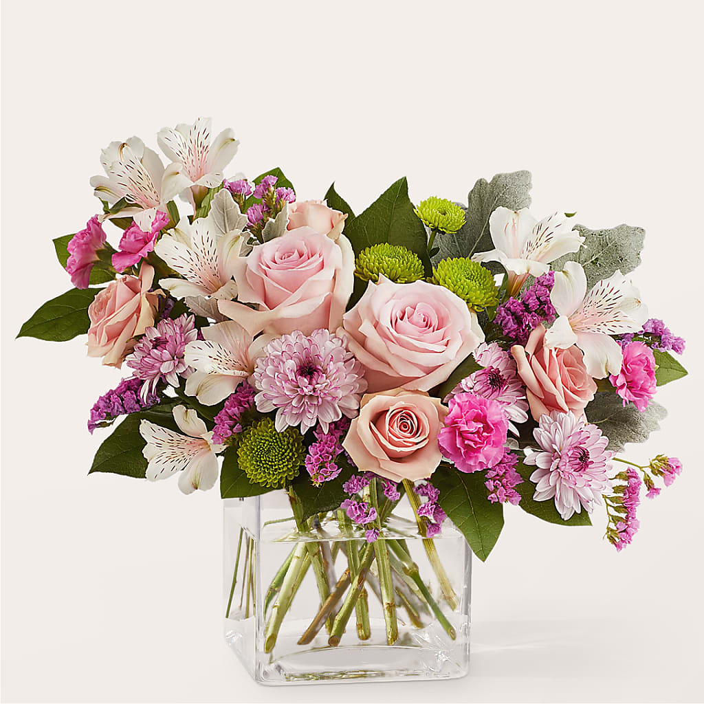 Pink Suede Bouquet – Rainbow Flower Shop, Huron SD
