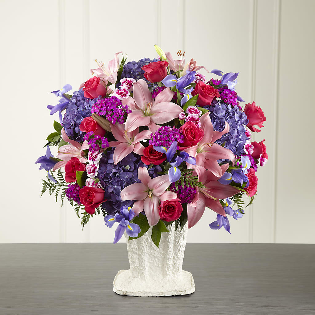We Fondly Remember Arrangement – Rainbow Flower Shop, Huron SD