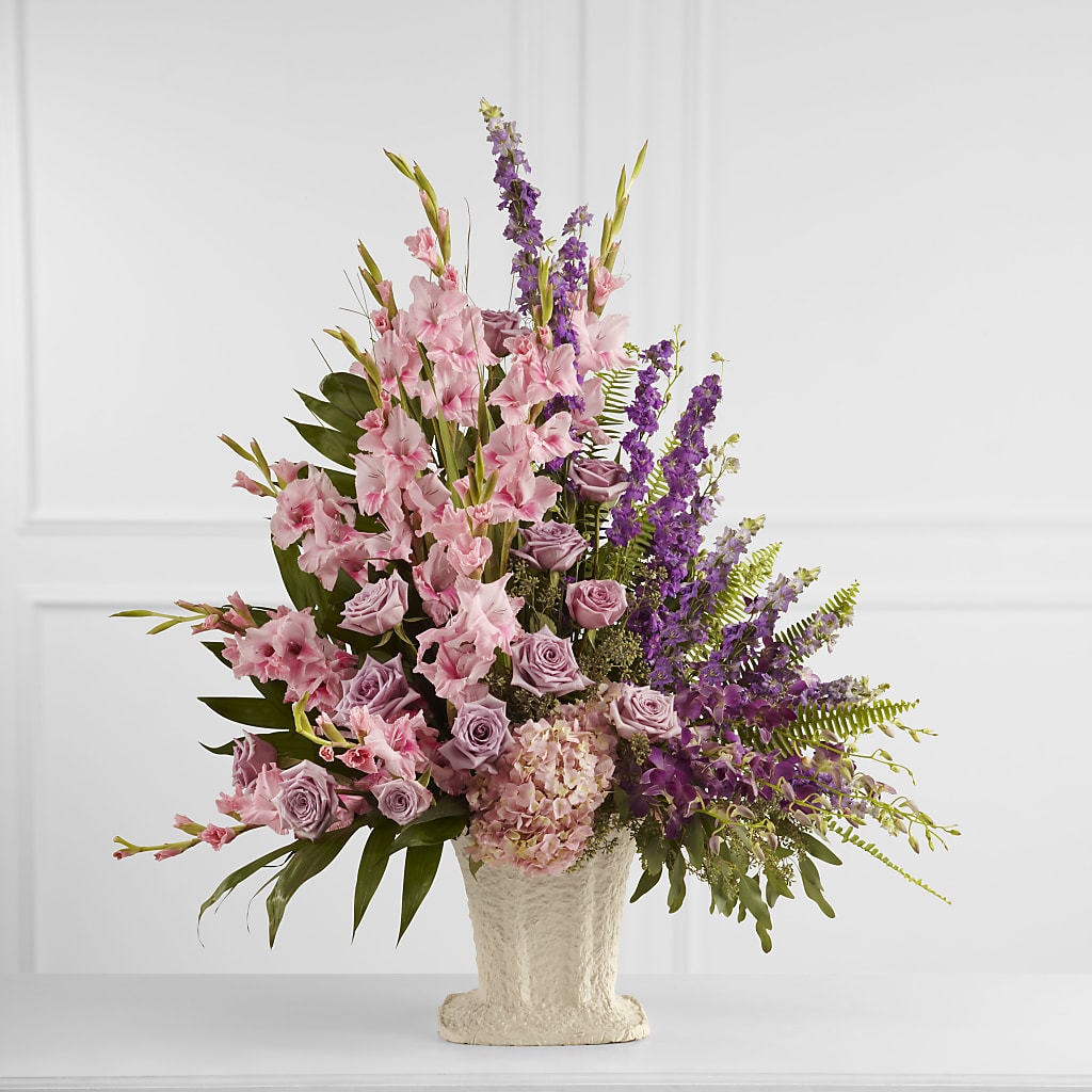 Flowing Garden Arrangement – Rainbow Flower Shop, Huron SD