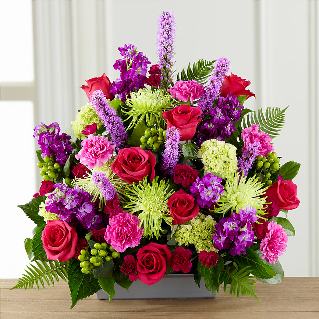 Warm Embrace Arrangement – Rainbow Flower Shop, Huron SD