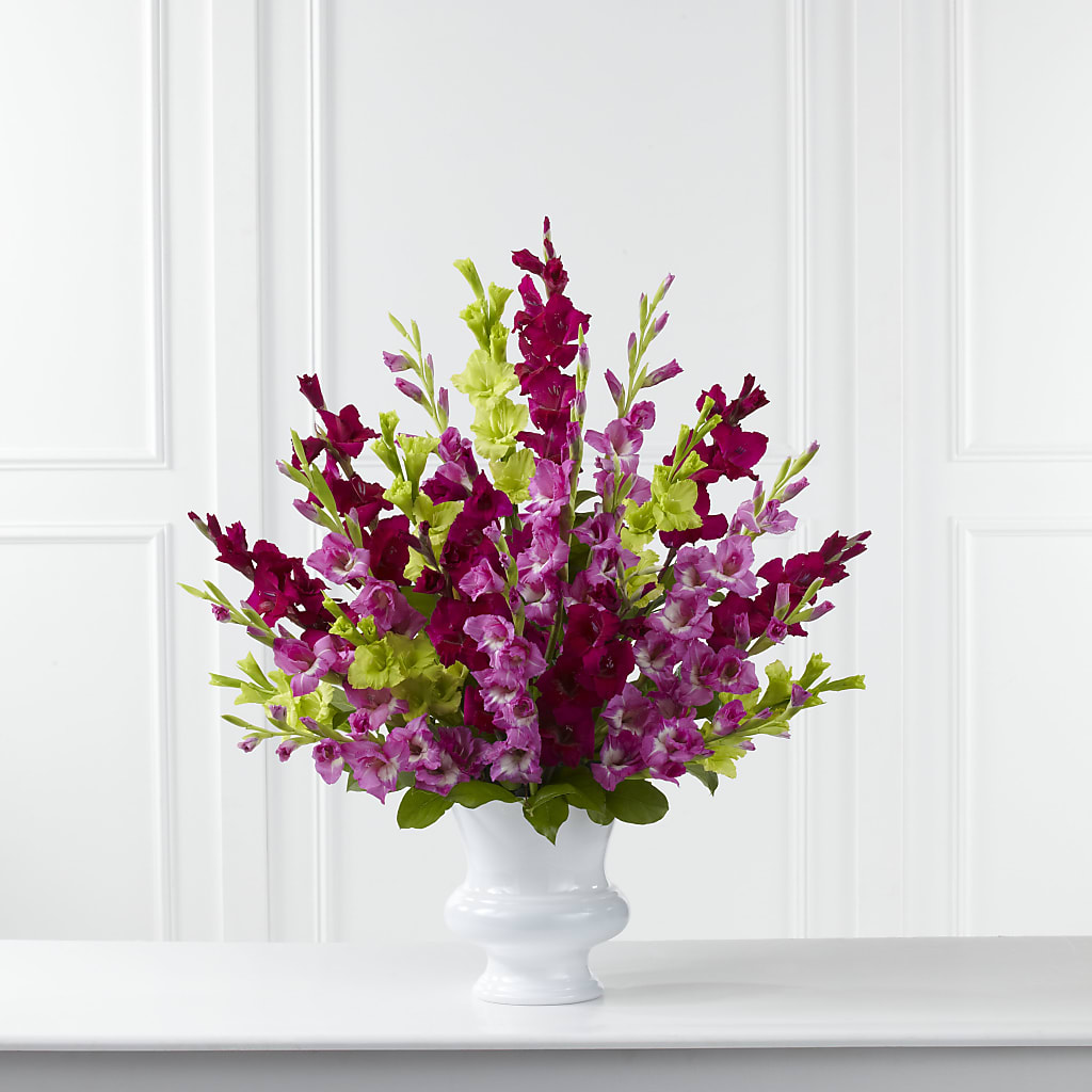 Solemn Offering Arrangement – Rainbow Flower Shop, Huron SD