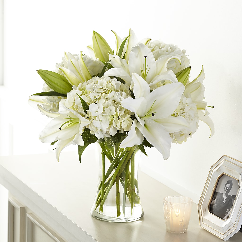Compassionate Lily Bouquet – Rainbow Flower Shop, Huron SD