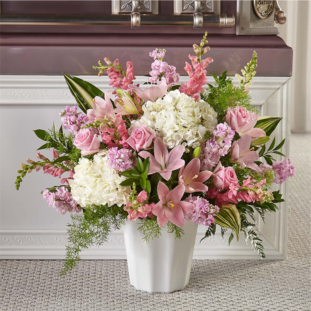 Simply Serene Floor Basket – Rainbow Flower Shop, Huron SD