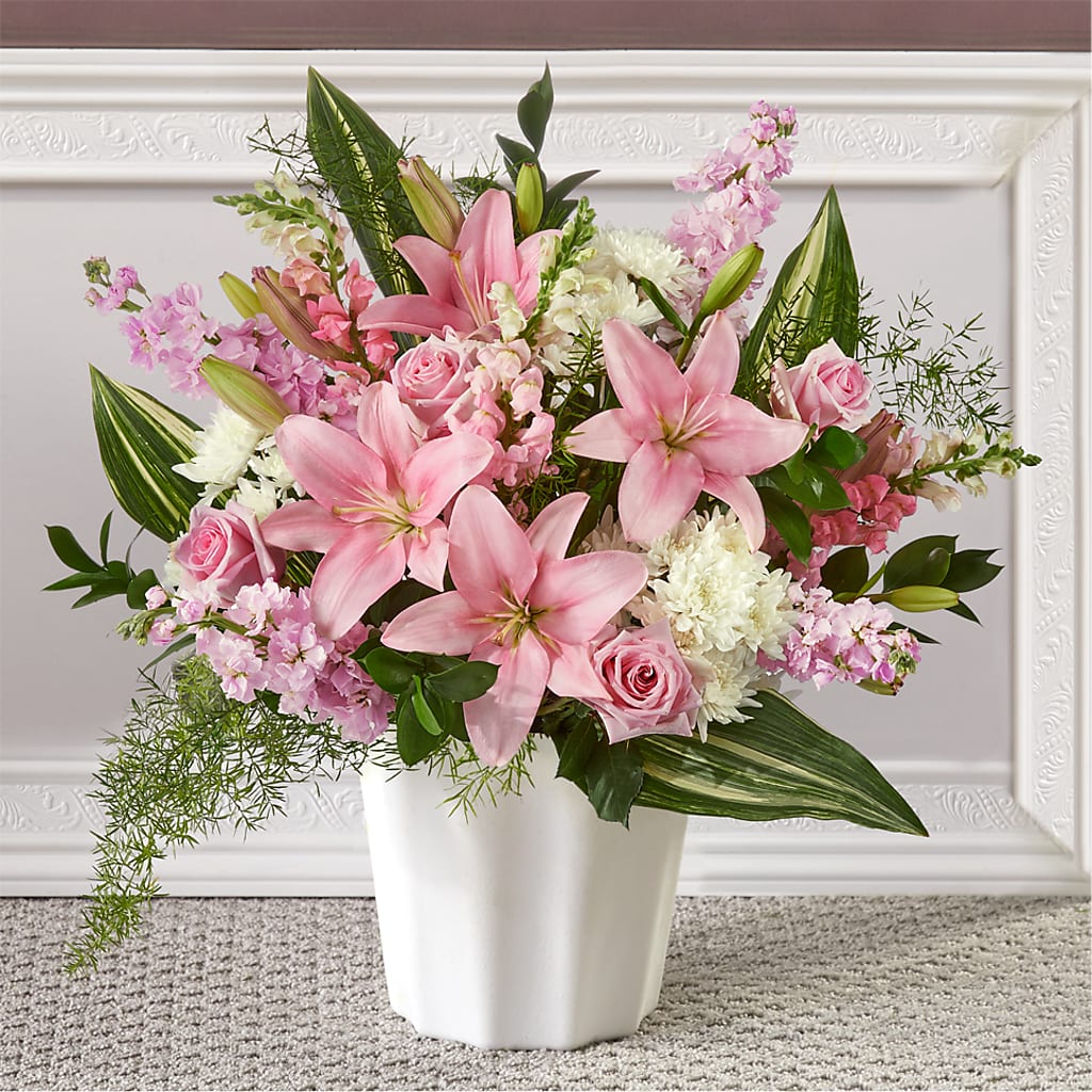 Simply Serene Floor Basket – Rainbow Flower Shop, Huron SD