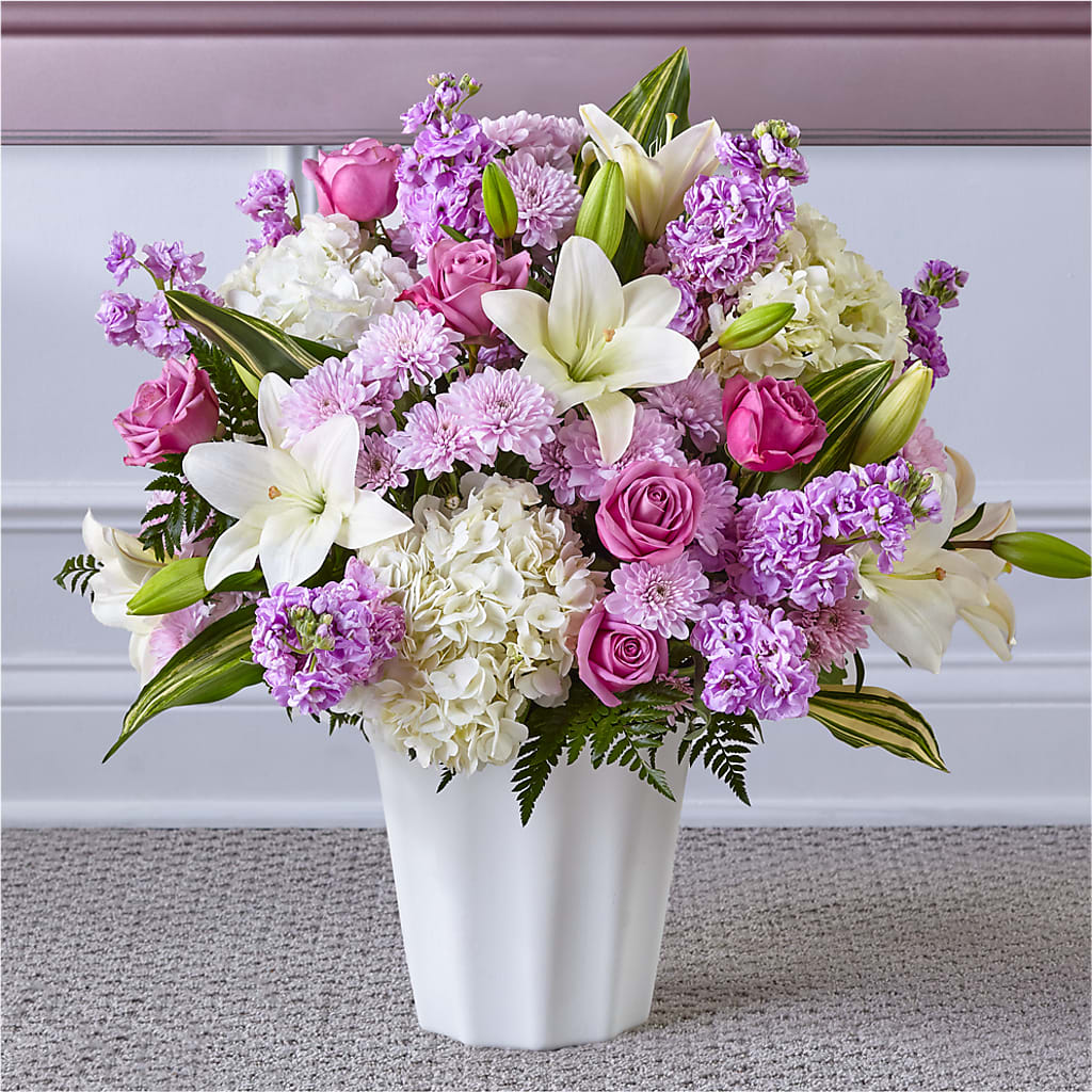 Heaven Sent Floor Basket – Rainbow Flower Shop, Huron SD