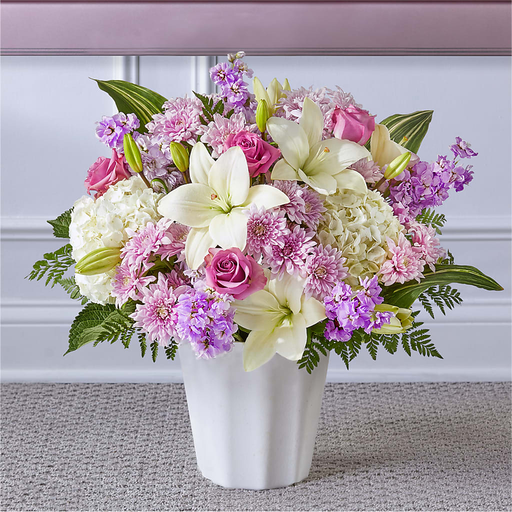 Heaven Sent Floor Basket – Rainbow Flower Shop, Huron SD