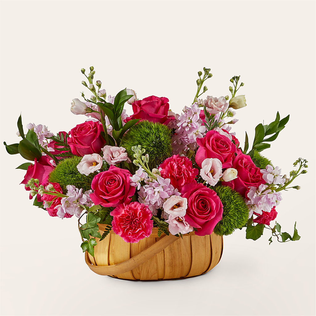 Radiance in Bloom Basket – Rainbow Flower Shop, Huron SD