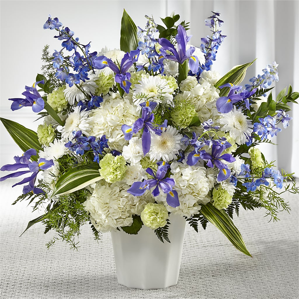 Soft Serenity Floor Basket – Rainbow Flower Shop, Huron SD