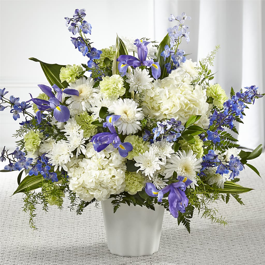 Soft Serenity Floor Basket – Rainbow Flower Shop, Huron SD