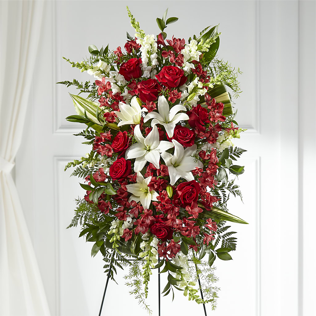 Everlasting Memory Standing Spray – Rainbow Flower Shop, Huron SD