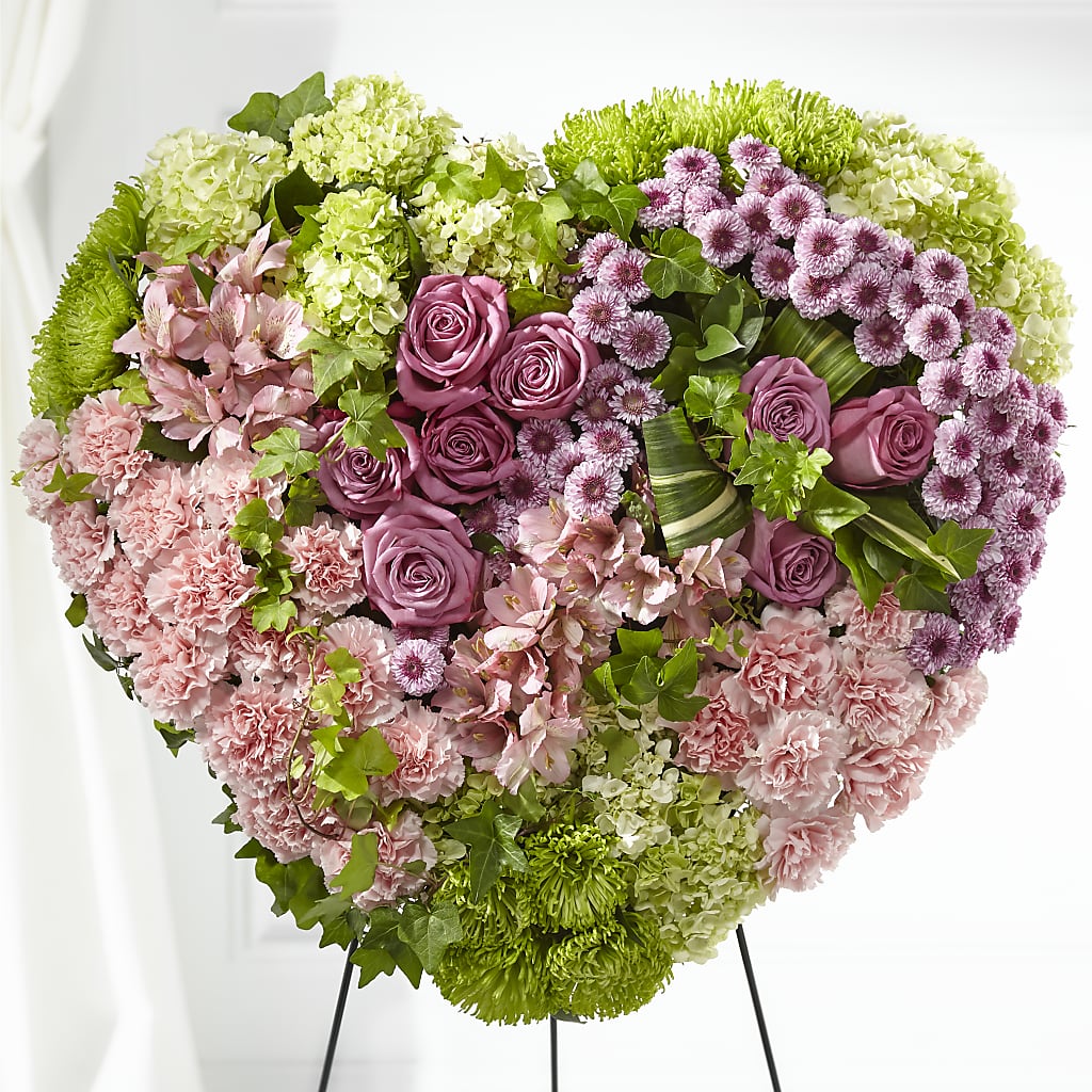 Heartwarming Standing Heart – Rainbow Flower Shop, Huron SD