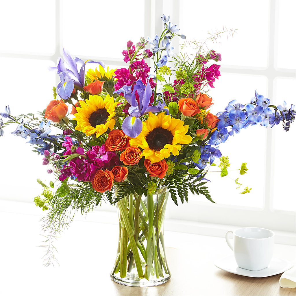 Rays of Life Bouquet – Rainbow Flower Shop, Huron SD