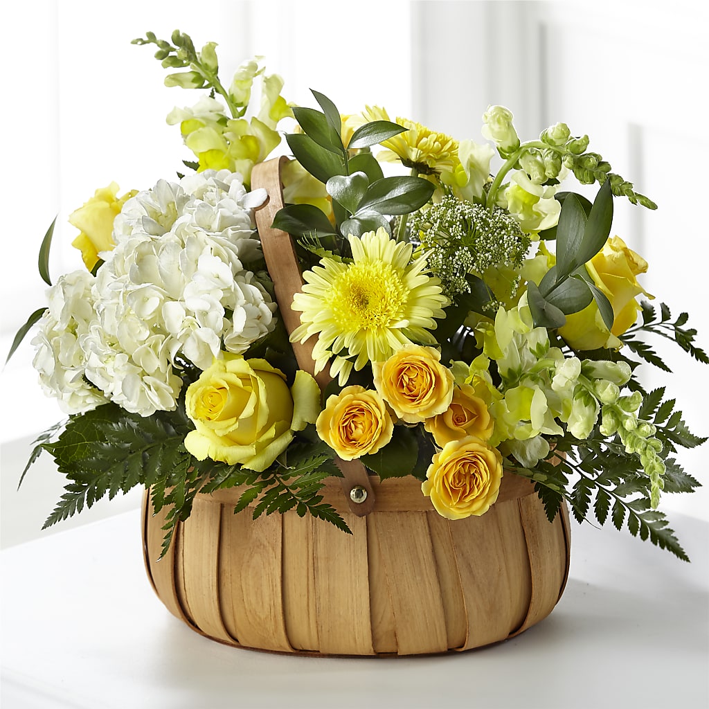 Rustic Remembrance Basket – Rainbow Flower Shop, Huron SD