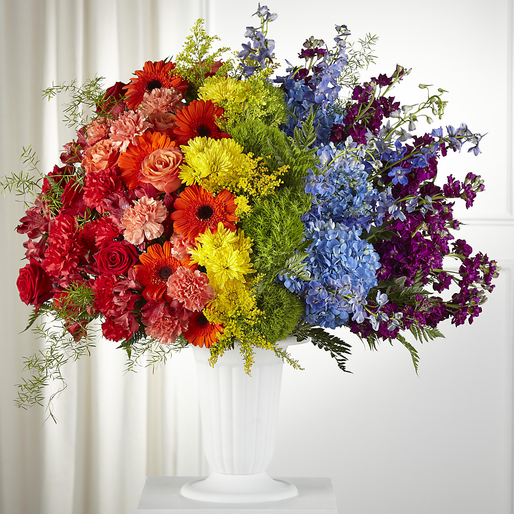 Pride & Unity Arrangement – Rainbow Flower Shop, Huron SD