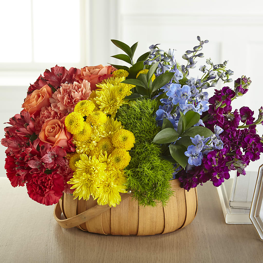 Prideful Basket – Rainbow Flower Shop, Huron SD