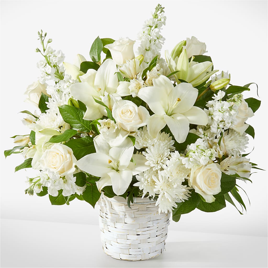 Peaceful Reflections Arrangement – Rainbow Flower Shop, Huron SD