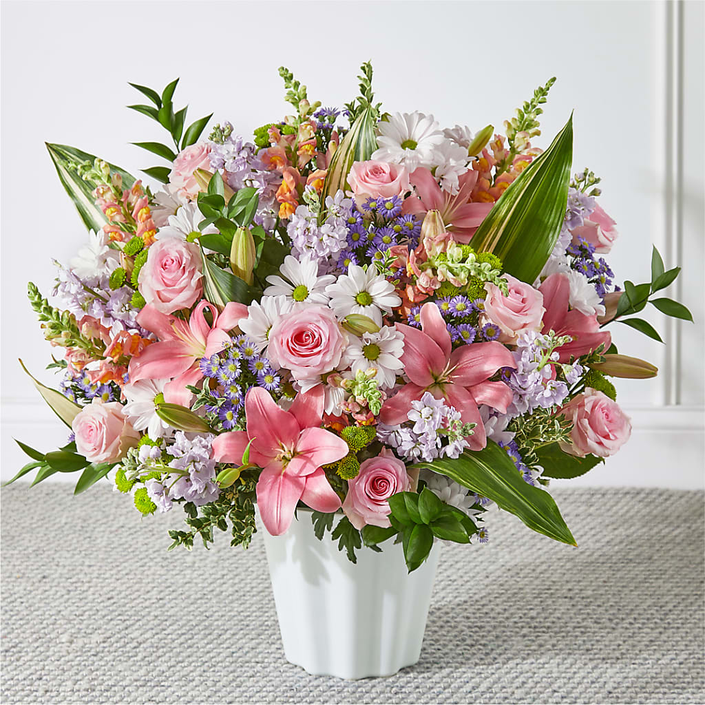 Abundant Compassion Floor Basket – Rainbow Flower Shop, Huron SD