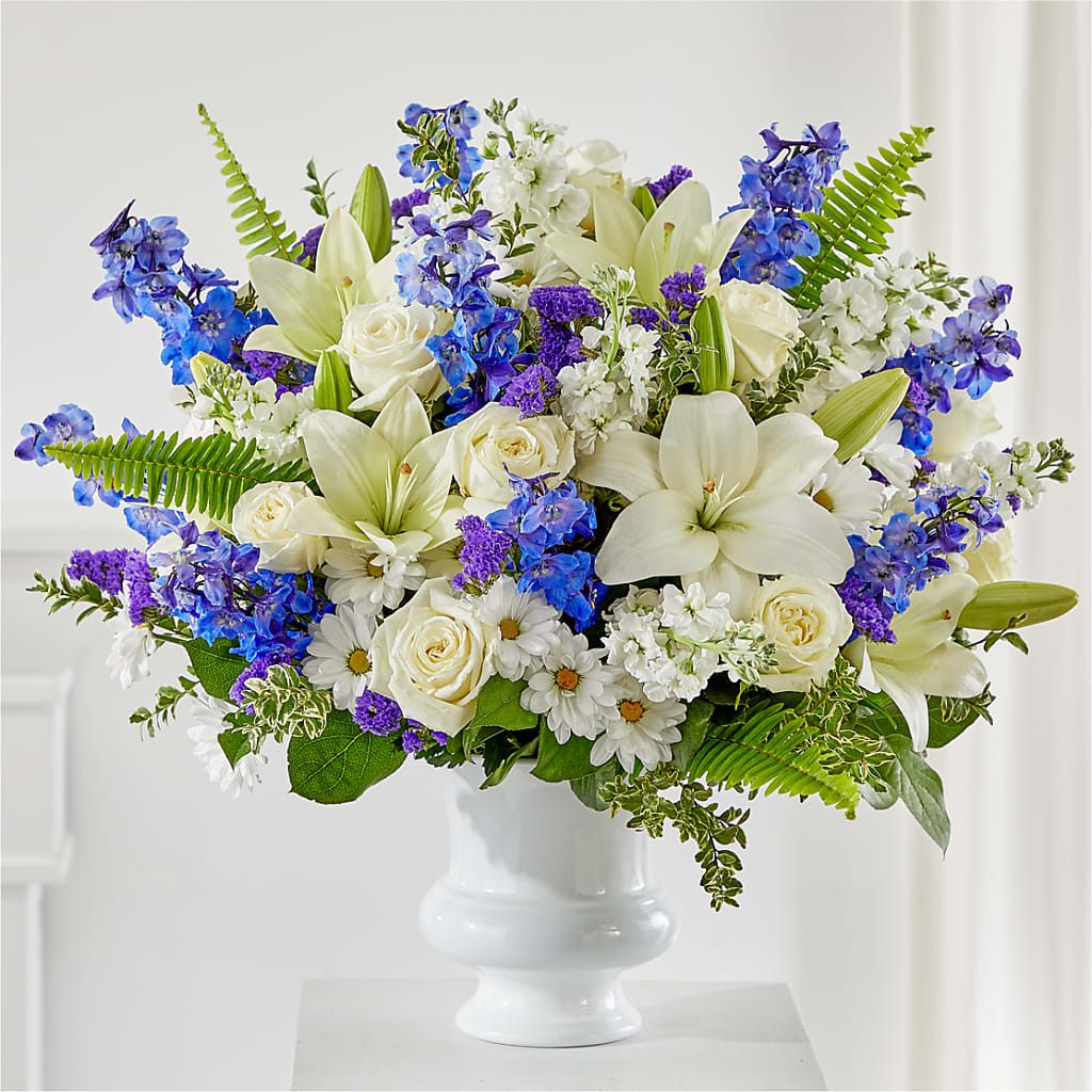 Expressions of Hope Urn Arrangement – Rainbow Flower Shop, Huron SD