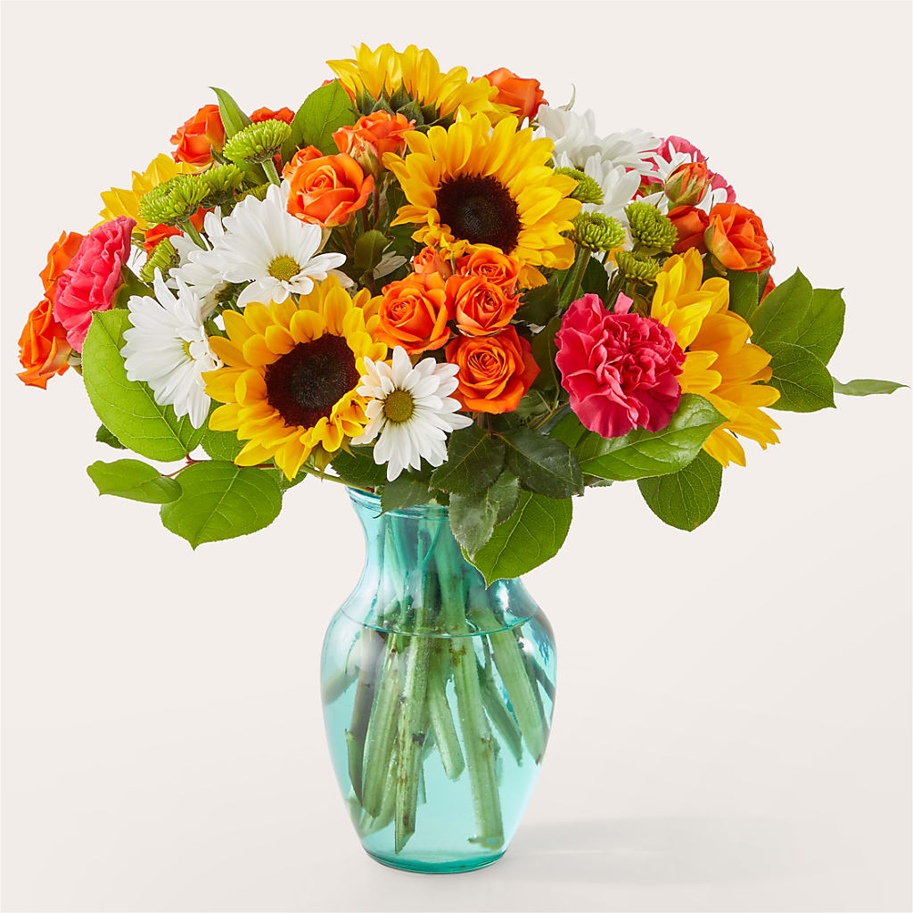 Sun-drenched Blooms Bouquet – Rainbow Flower Shop, Huron SD