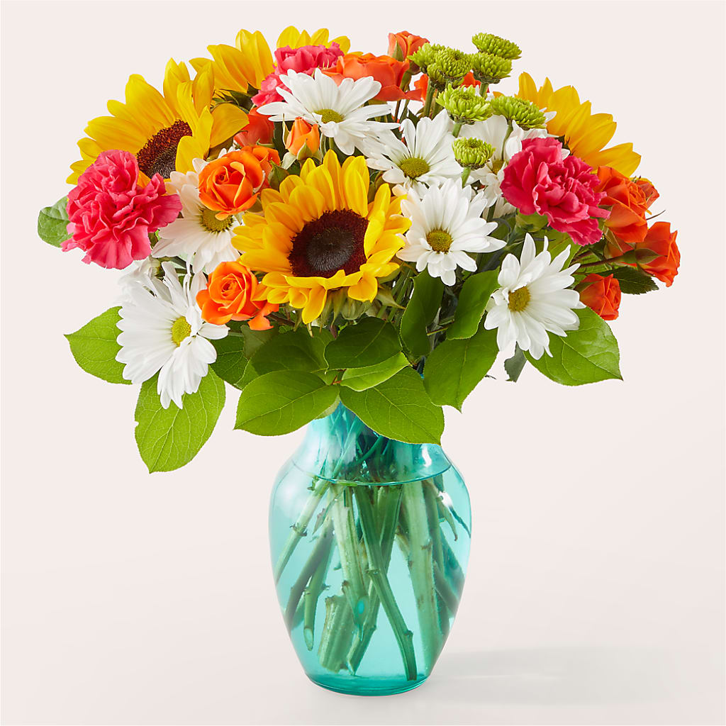 Sun-drenched Blooms Bouquet – Rainbow Flower Shop, Huron SD