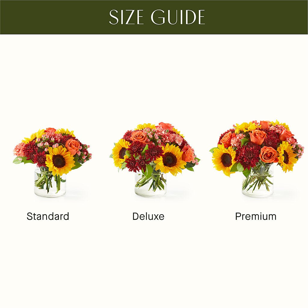 September Sunset Bouquet – Rainbow Flower Shop, Huron SD